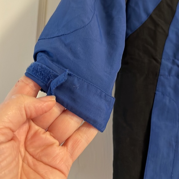Boys XS Moby Goby Ski Jacket Blue Black Zip Out Fleece Lining - Picture 2 of 6